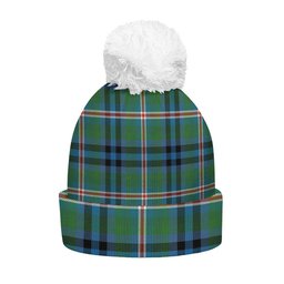 ScotsTee Shop Scottish Reid (Mill City) Ancient Clan Crest Tartan Bobble Beanie Hat
