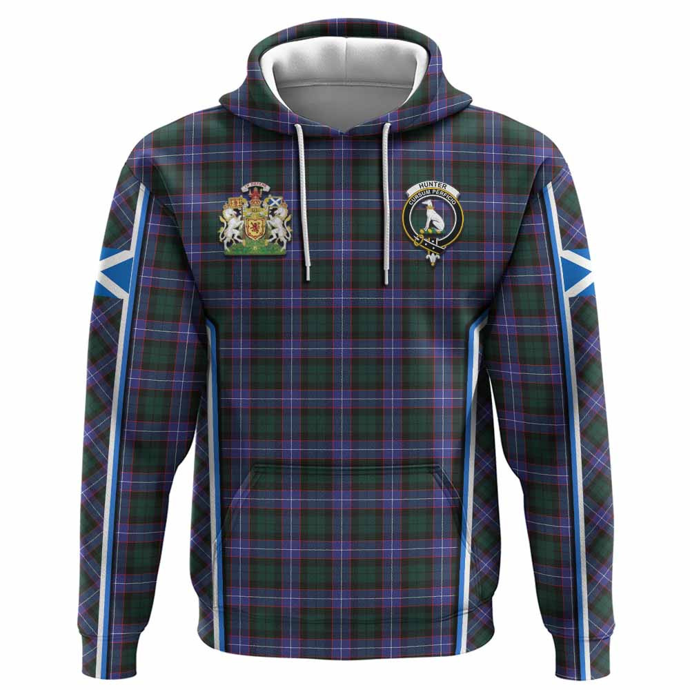 ScotsTee Shop Scottish Hunter (Hunterston) Tartan Crest Scotland Coat of Arm Flag T-shirt, Hoodie, Shirt, Jacket