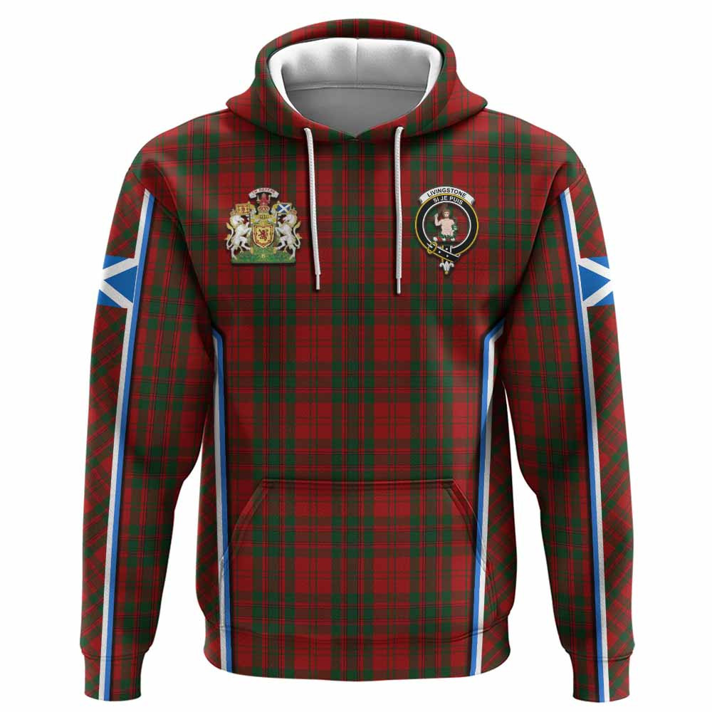 ScotsTee Shop Scottish Livingstone (Livingston) Tartan Crest Scotland Coat of Arm Flag T-shirt, Hoodie, Shirt, Jacket