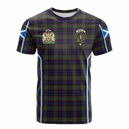 ScotsTee Shop Scottish MacLellan (McLellan) Tartan Crest Scotland Coat of Arm Flag T-shirt, Hoodie, Shirt, Jacket