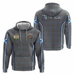 ScotsTee Shop Scottish Gladstone (Gladstanes) Tartan Crest Scotland Coat of Arm Flag T-shirt, Hoodie, Shirt, Jacket
