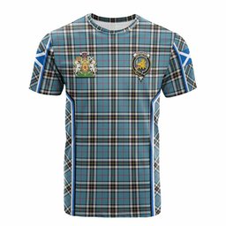 ScotsTee Shop Scottish Thompson (Thomson) Tartan Crest Scotland Coat of Arm Flag T-shirt, Hoodie, Shirt, Jacket