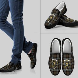ScotsTee Shop Scottish Stewart Old Weathered Clan Crest Tartan Slip-on Shoes