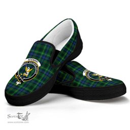 ScotsTee Shop Scottish Stewart Hunting Modern Clan Crest Tartan Slip-on Shoes