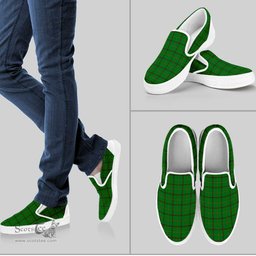 ScotsTee Shop Scottish Tribe Of Mar Clan Tartan Slip-on Shoes
