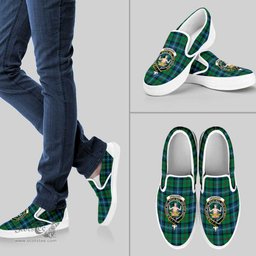 ScotsTee Shop Scottish Urquhart Ancient Clan Crest Tartan Slip-on Shoes
