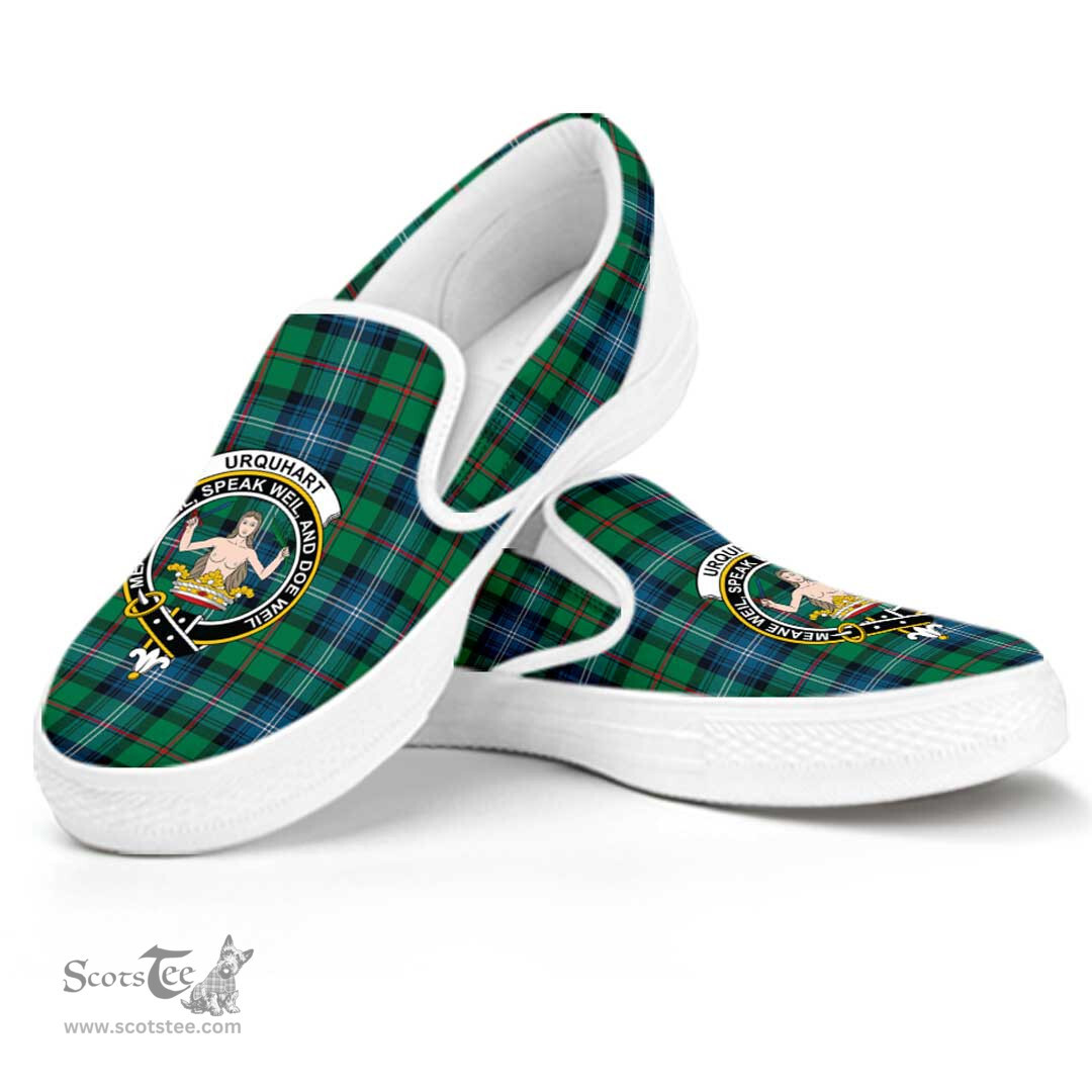 ScotsTee Shop Scottish Urquhart Ancient Clan Crest Tartan Slip-on Shoes