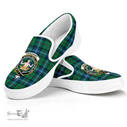 ScotsTee Shop Scottish Urquhart Ancient Clan Crest Tartan Slip-on Shoes