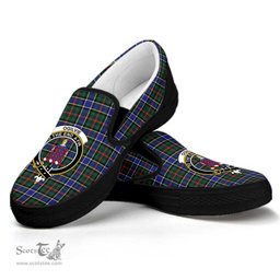 ScotsTee Shop Scottish Ogilvie of Airlie Ancient Clan Crest Tartan Slip-on Shoes