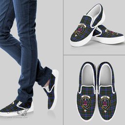 ScotsTee Shop Scottish Ogilvie of Airlie Ancient Clan Crest Tartan Slip-on Shoes