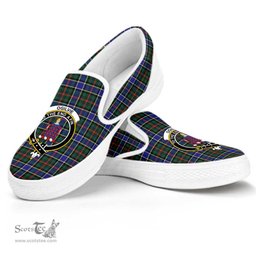 ScotsTee Shop Scottish Ogilvie of Airlie Ancient Clan Crest Tartan Slip-on Shoes