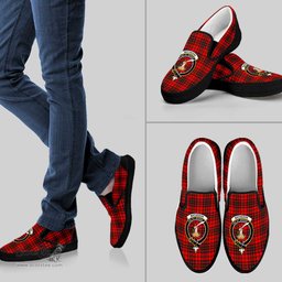 ScotsTee Shop Scottish Matheson Modern Clan Crest Tartan Slip-on Shoes