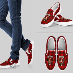 ScotsTee Shop Scottish Matheson Modern Clan Crest Tartan Slip-on Shoes