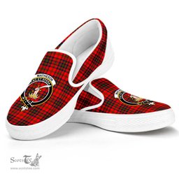 ScotsTee Shop Scottish Matheson Modern Clan Crest Tartan Slip-on Shoes
