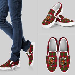 ScotsTee Shop Scottish MacKintosh Modern Clan Crest Tartan Slip-on Shoes