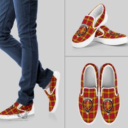 ScotsTee Shop Scottish Scrymgeour Clan Crest Tartan Slip-on Shoes