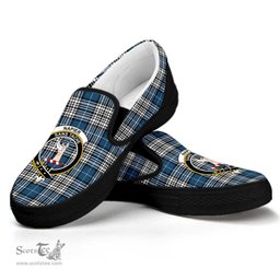 ScotsTee Shop Scottish Napier Modern Clan Crest Tartan Slip-on Shoes