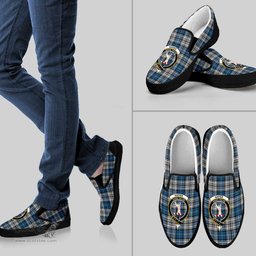 ScotsTee Shop Scottish Napier Modern Clan Crest Tartan Slip-on Shoes