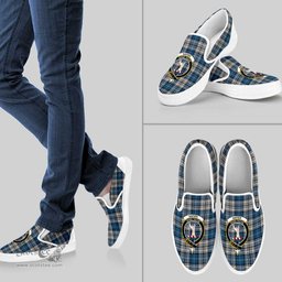 ScotsTee Shop Scottish Napier Modern Clan Crest Tartan Slip-on Shoes