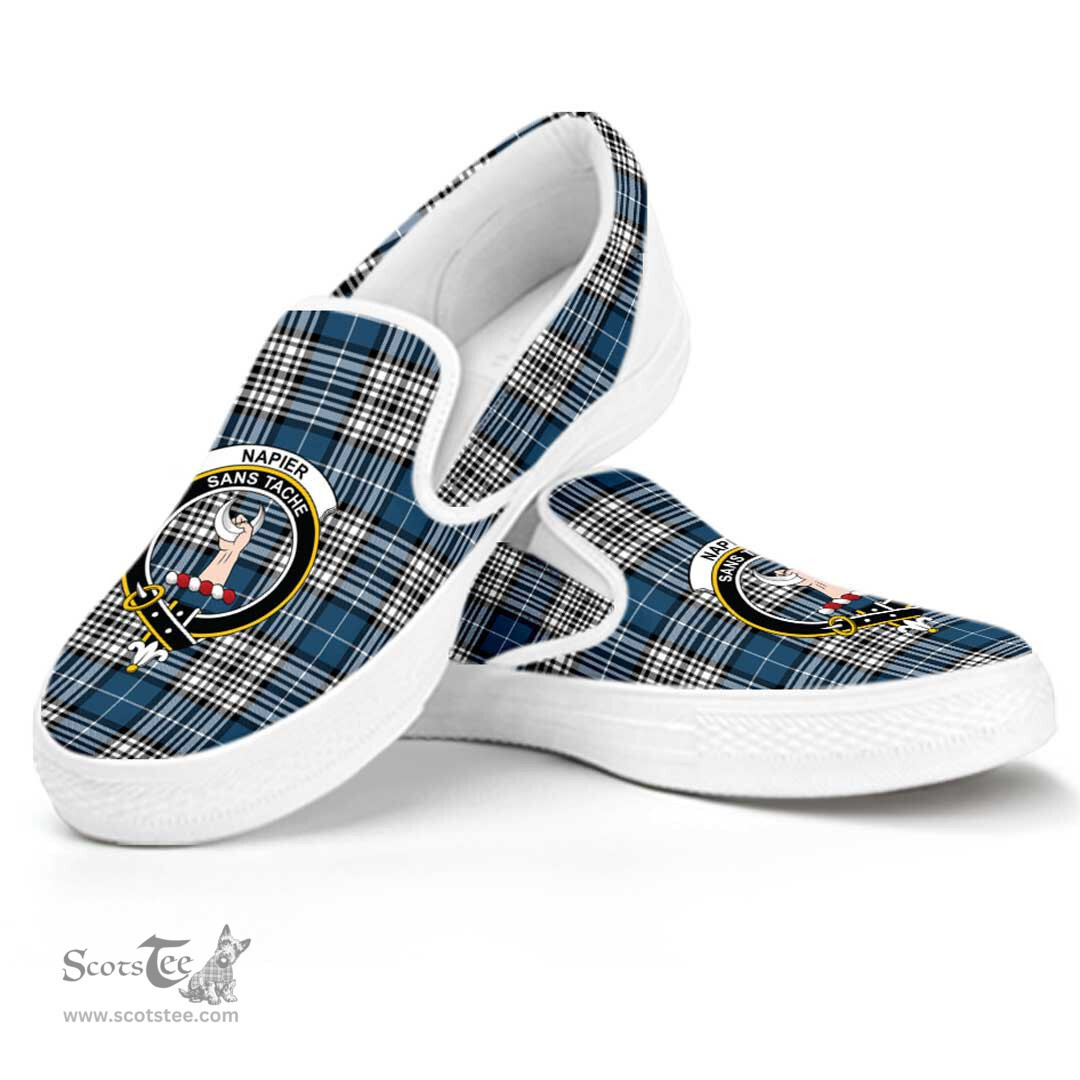 ScotsTee Shop Scottish Napier Modern Clan Crest Tartan Slip-on Shoes