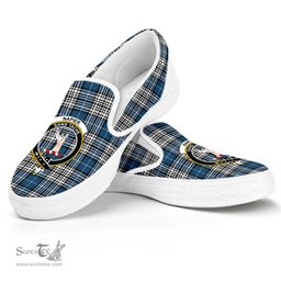ScotsTee Shop Scottish Napier Modern Clan Crest Tartan Slip-on Shoes