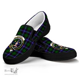 ScotsTee Shop Scottish Russell Modern Clan Crest Tartan Slip-on Shoes