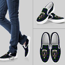 ScotsTee Shop Scottish Russell Modern Clan Crest Tartan Slip-on Shoes