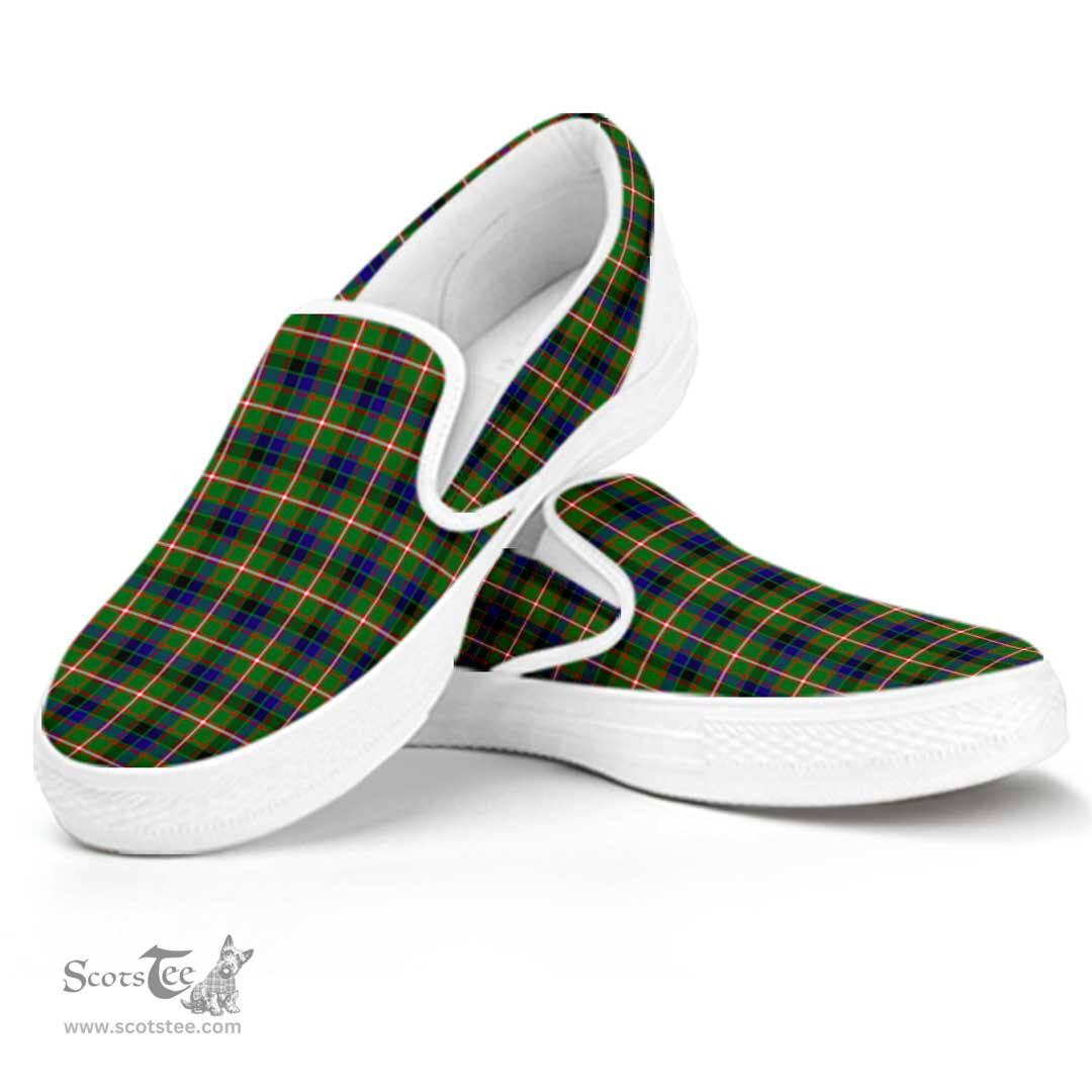 ScotsTee Shop Scottish Reid Green Clan Tartan Slip-on Shoes