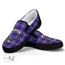 ScotsTee Shop Scottish Ochterlony Clan Crest Tartan Slip-on Shoes