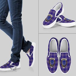 ScotsTee Shop Scottish Ochterlony Clan Crest Tartan Slip-on Shoes