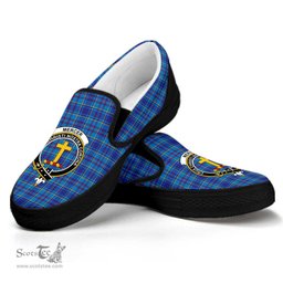 ScotsTee Shop Scottish Mercer Modern Clan Crest Tartan Slip-on Shoes
