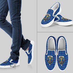 ScotsTee Shop Scottish Mercer Modern Clan Crest Tartan Slip-on Shoes