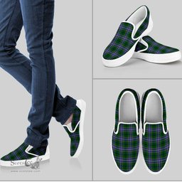 ScotsTee Shop Scottish Wishart Hunting Modern Clan Tartan Slip-on Shoes