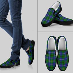ScotsTee Shop Scottish Turnbull Hunting Clan Tartan Slip-on Shoes
