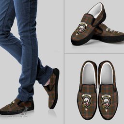 ScotsTee Shop Scottish Kennedy Weathered Clan Crest Tartan Slip-on Shoes