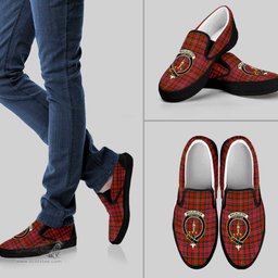 ScotsTee Shop Scottish MacAlister Modern Clan Crest Tartan Slip-on Shoes