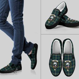 ScotsTee Shop Scottish Kennedy Modern Clan Crest Tartan Slip-on Shoes