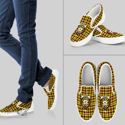 ScotsTee Shop Scottish Jardine Clan Crest Tartan Slip-on Shoes