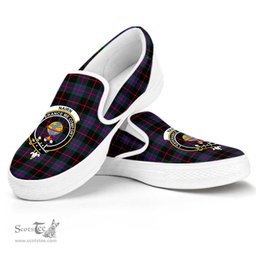 ScotsTee Shop Scottish Nairn Clan Crest Tartan Slip-on Shoes