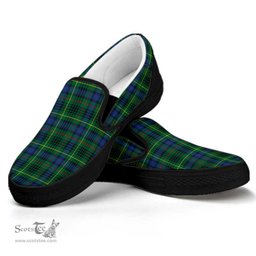 ScotsTee Shop Scottish Stewart Hunting Modern Clan Tartan Slip-on Shoes