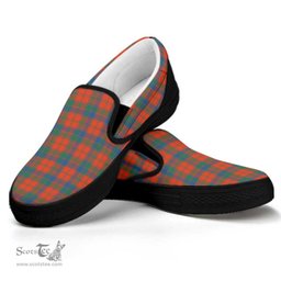 ScotsTee Shop Scottish Robertson Ancient Clan Tartan Slip-on Shoes