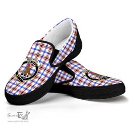 ScotsTee Shop Scottish Boswell Modern Clan Crest Tartan Slip-on Shoes