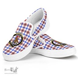 ScotsTee Shop Scottish Boswell Modern Clan Crest Tartan Slip-on Shoes