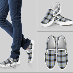 ScotsTee Shop Scottish Bell Of The Borders Clan Tartan Slip-on Shoes