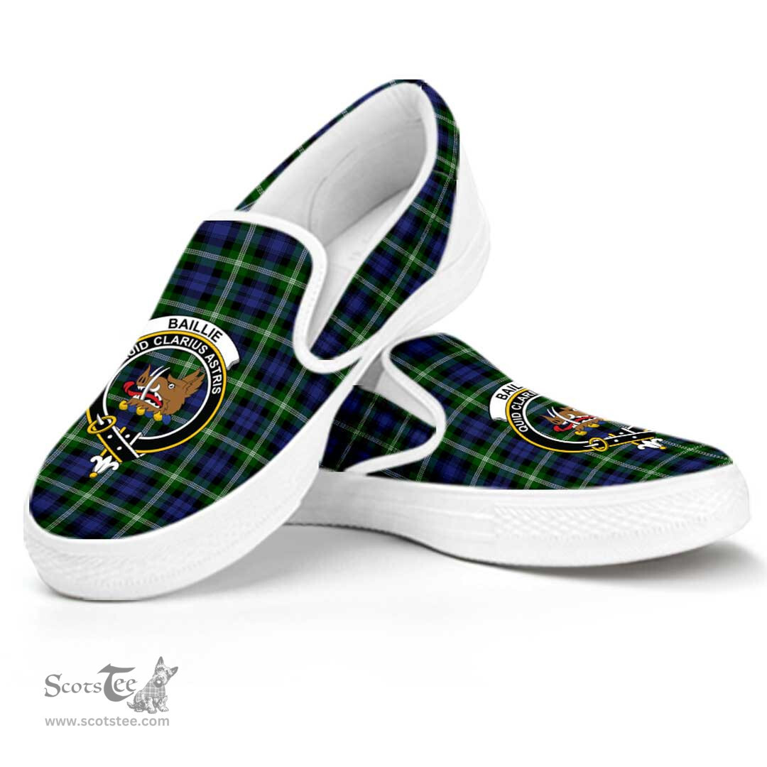 ScotsTee Shop Scottish Baillie Modern Clan Crest Tartan Slip-on Shoes