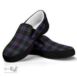 ScotsTee Shop Scottish Clergy Green Clan Tartan Slip-on Shoes
