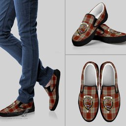 ScotsTee Shop Scottish Davidson Dress Dancers Clan Crest Tartan Slip-on Shoes