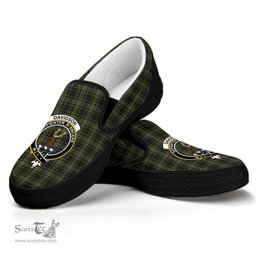 ScotsTee Shop Scottish Davidson Tulloch Dress Clan Crest Tartan Slip-on Shoes