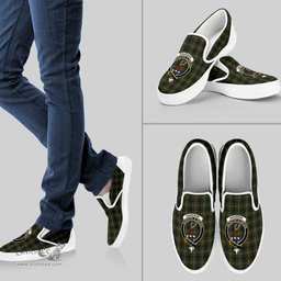 ScotsTee Shop Scottish Davidson Tulloch Dress Clan Crest Tartan Slip-on Shoes