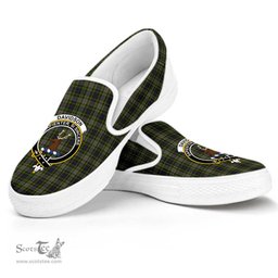 ScotsTee Shop Scottish Davidson Tulloch Dress Clan Crest Tartan Slip-on Shoes
